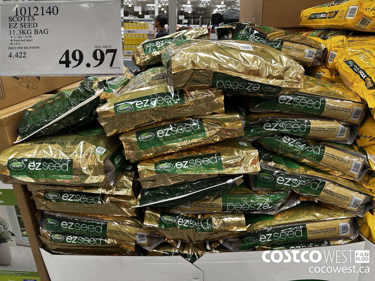 1012140 SCOTTS EZ SEED 11.3KG BAG $49.97