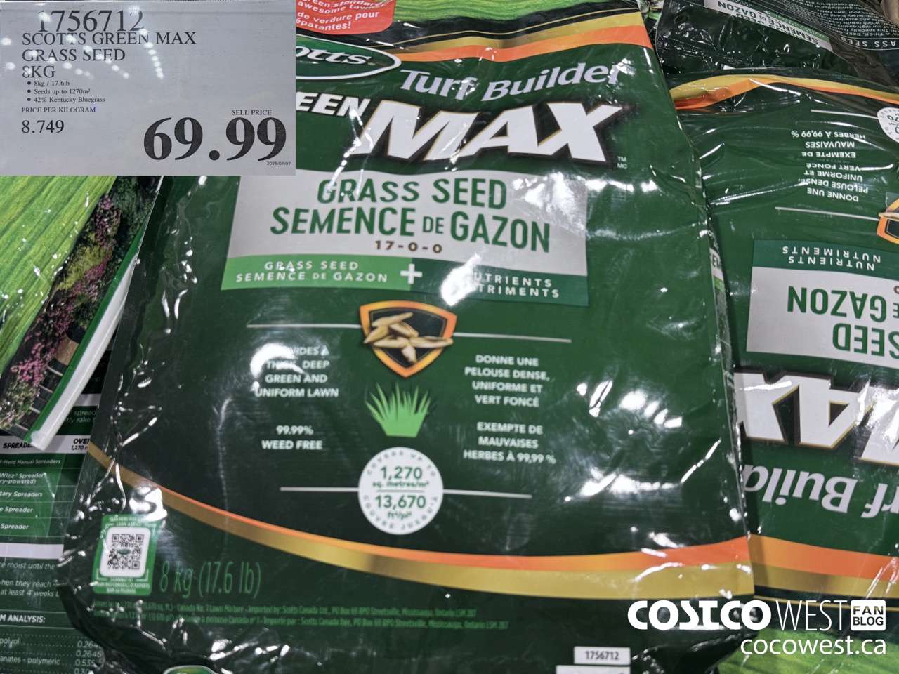 1756712 SCOTTS GREEN MAX GRASS SEED 8KG $69.99