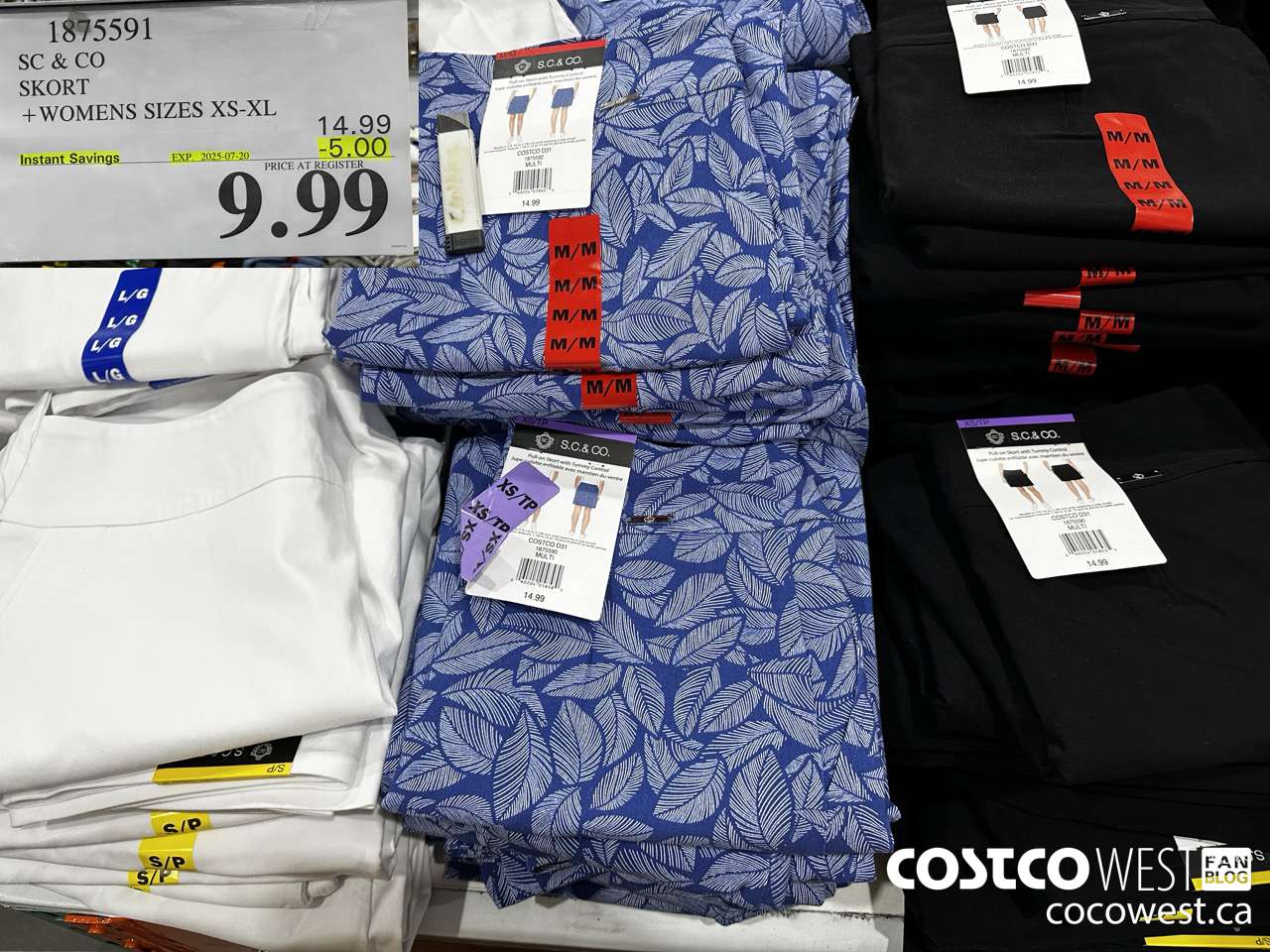 1875591 SC & CO SKORT WOMENS SIZES XS-XL ($5.00 INSTANT SAVINGS EXPIRES ON 2025-07-20) $9.99