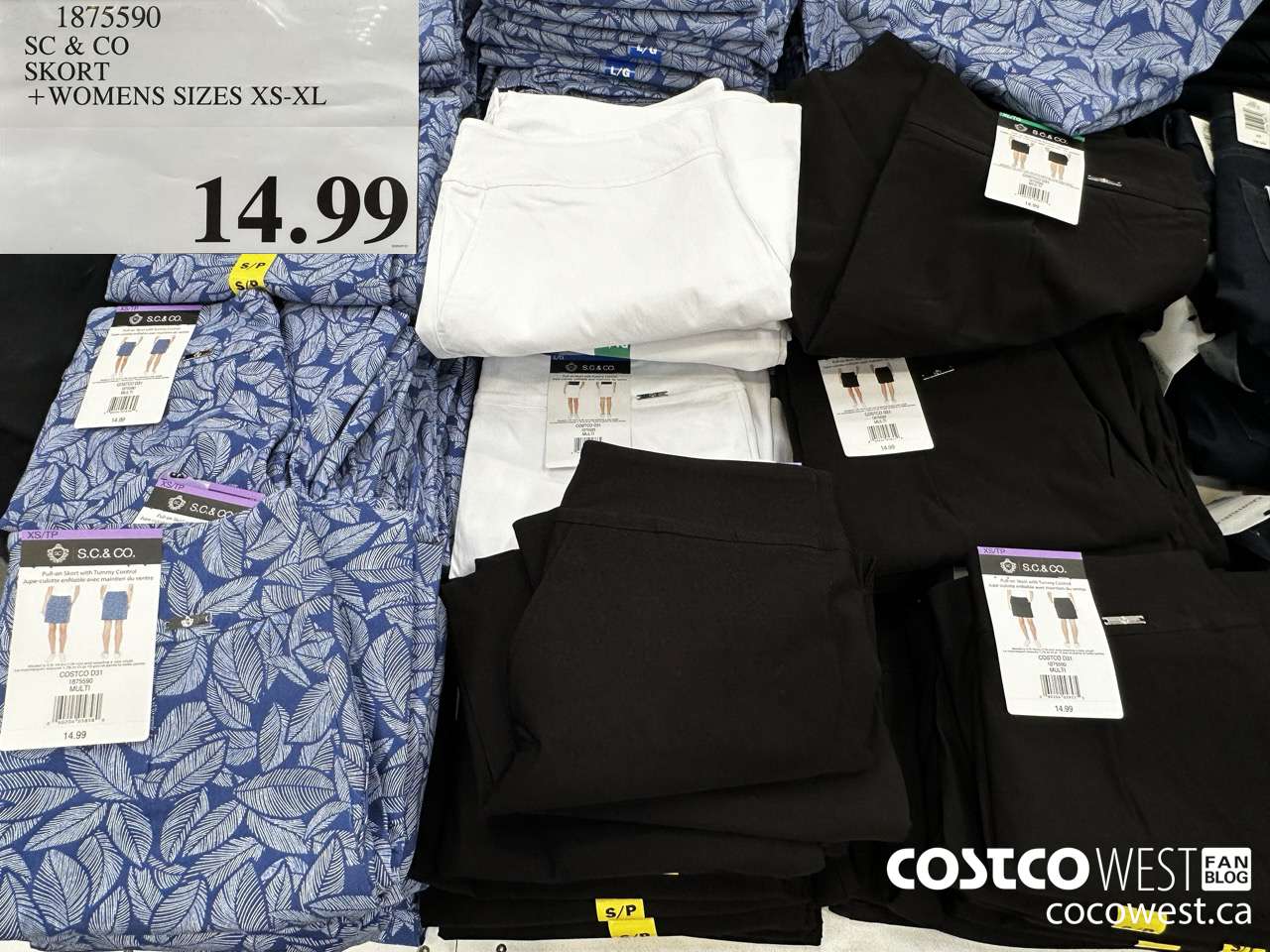 1875590 SC & CO SKORT WOMENS SIZES XS-XL $14.99