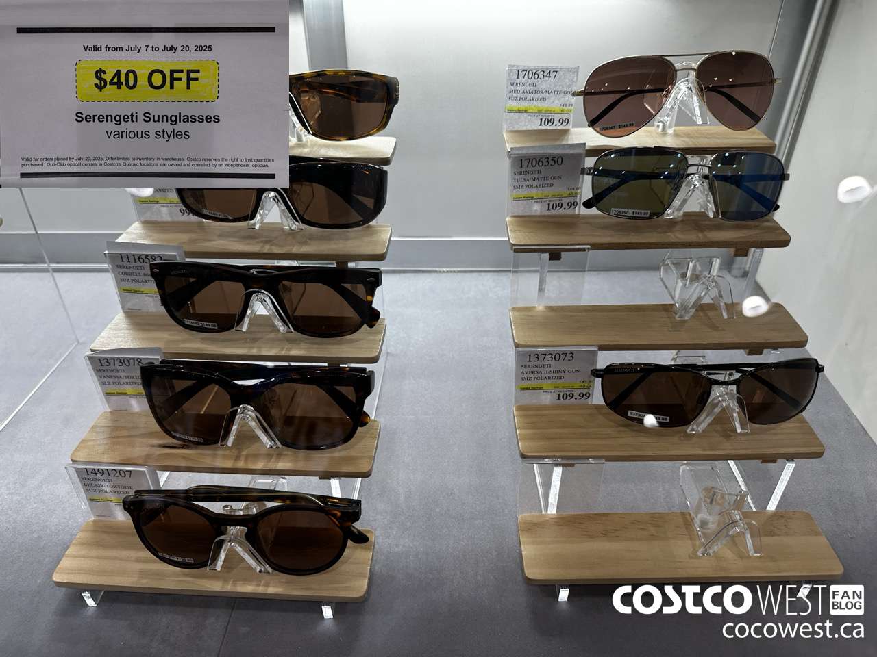 000000 SERENGETI SUNGLASSES (EXPIRES ON 2025-07-20) $40.00