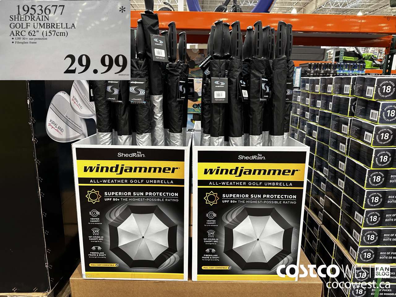 1953677 SHEDRAIN GOLF UMBRELLA ARC 62