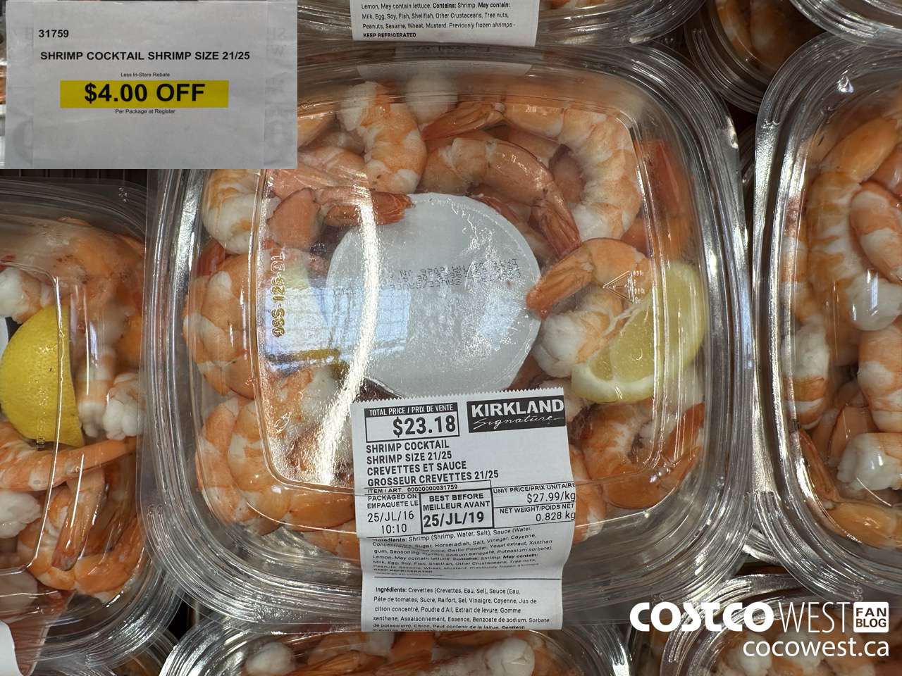 31759 SHRIMP COCKTAIL ($4.00 INSTANT SAVINGS)