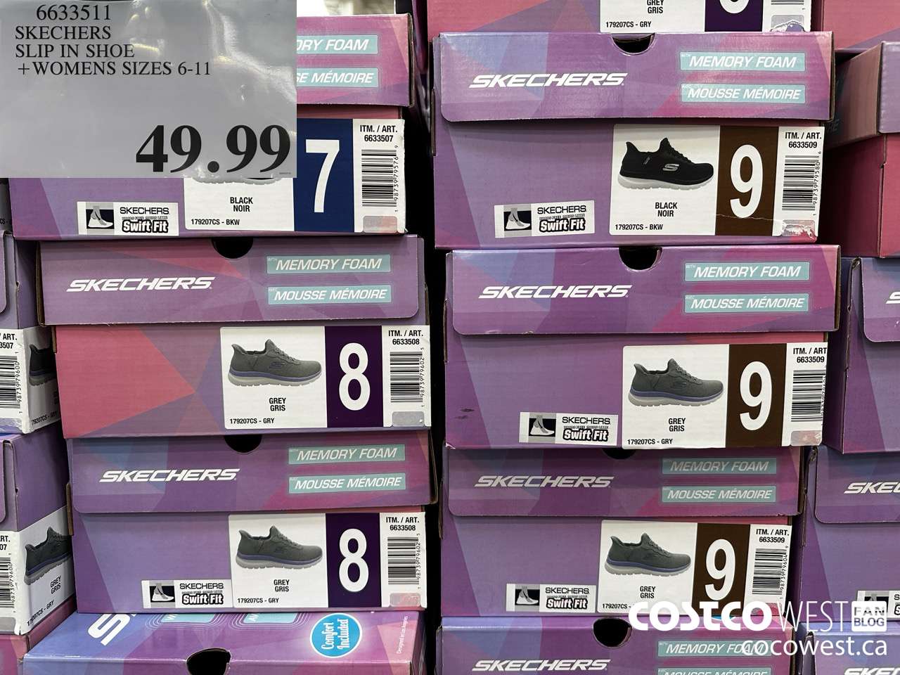 6633511 SKECHERS SLIP IN SHOE WOMENS SIZES 6-11 $49.99