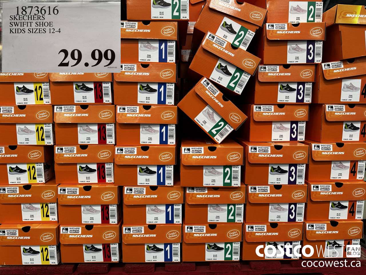 1873616 SKECHERS SWIFIT SHOE KIDS SIZES 12-4 $29.99