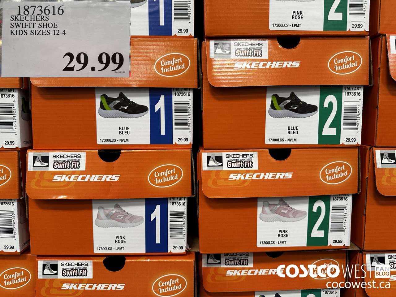 1873616 SKECHERS SWIFIT SHOE KIDS SIZES 12-4 $29.99