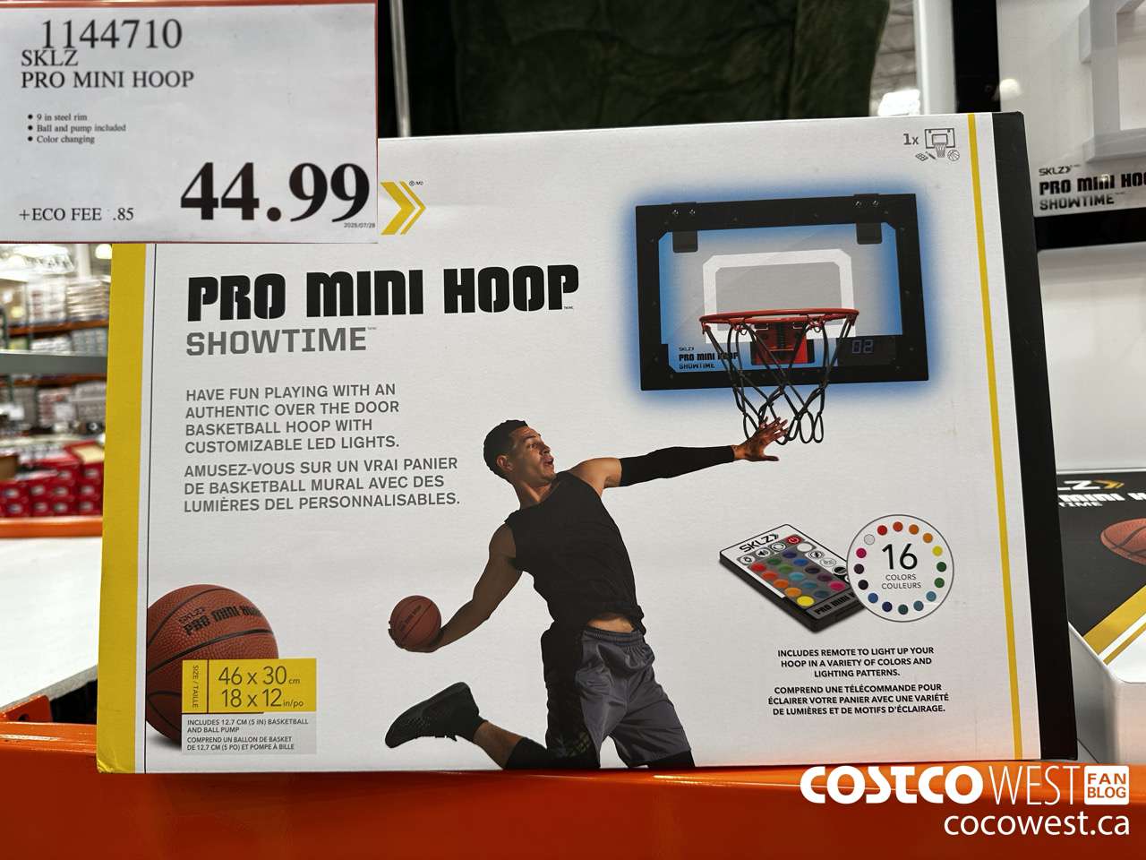 1144710 SKLZ PRO MINI HOOP $44.99