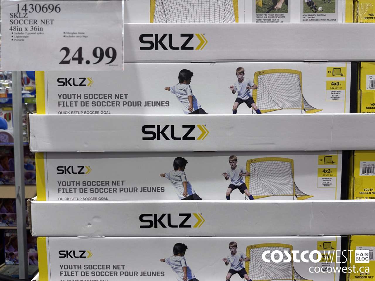 1430696 SKLZ SOCCER NET 122cm x 91cm $24.99