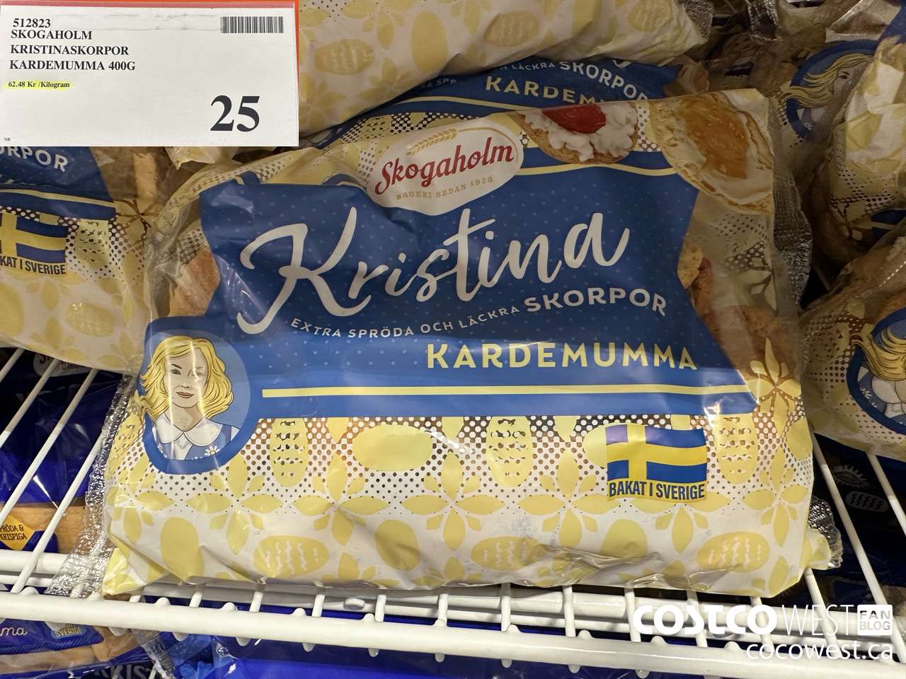 512823 SKOGAHOLM KRISTINASKORPOR KARDEMUMMA 400G $25.00