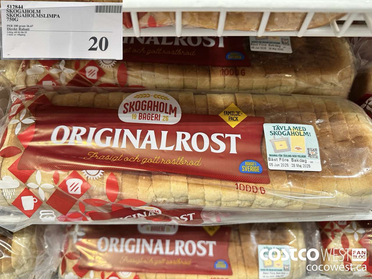 512844 SKOGAHOLM SKOGAHOLMSLIMPA 750G $20.00