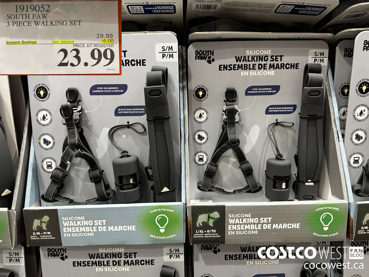 1919052 SOUTH PAW 3 PIECE WALKING SET ($6.00 INSTANT SAVINGS EXPIRES ON 2025-07-27) $23.99