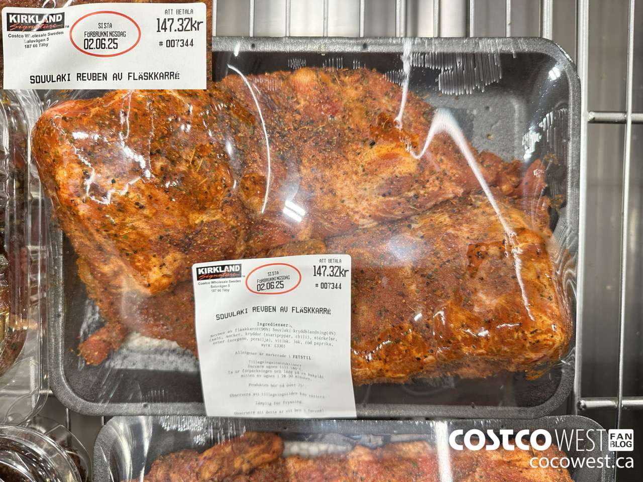 007344 SOUVLAKI REUBEN AU FLASKKARRE $147.32