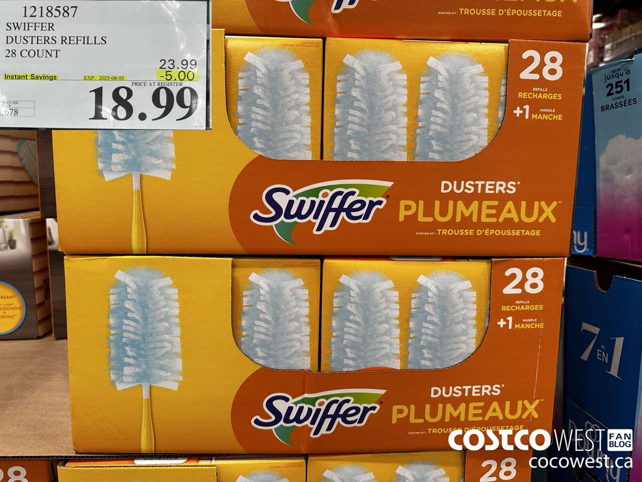 1218587 SWIFFER DUSTERS REFILLS 28 COUNT ($5.00 INSTANT SAVINGS EXPIRES ON 2025-08-03) $18.99