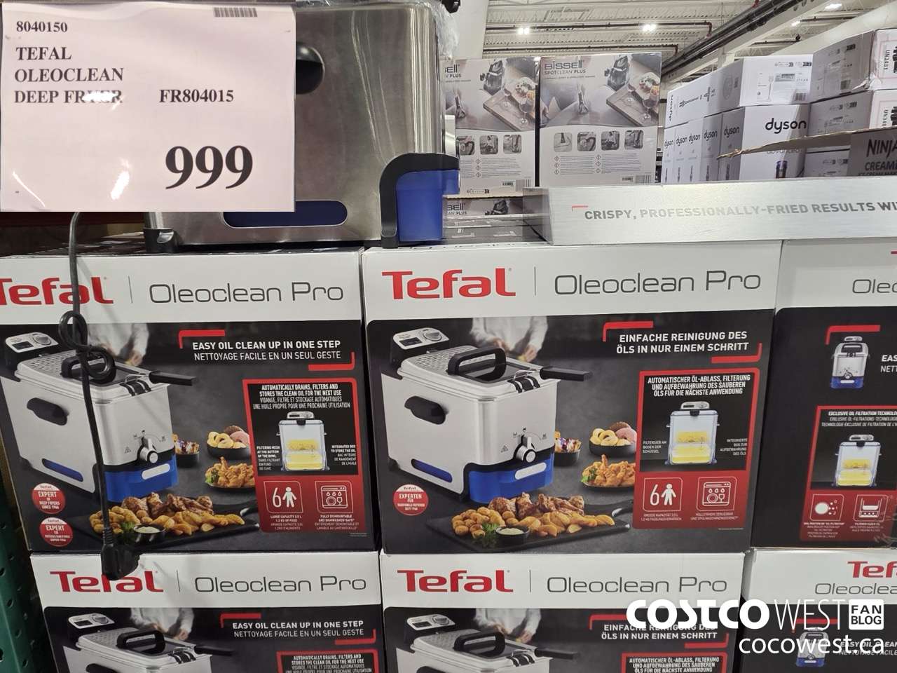 8040150 TEFAL OLEOCLEAN DEP FRYER FR804015 $999.00