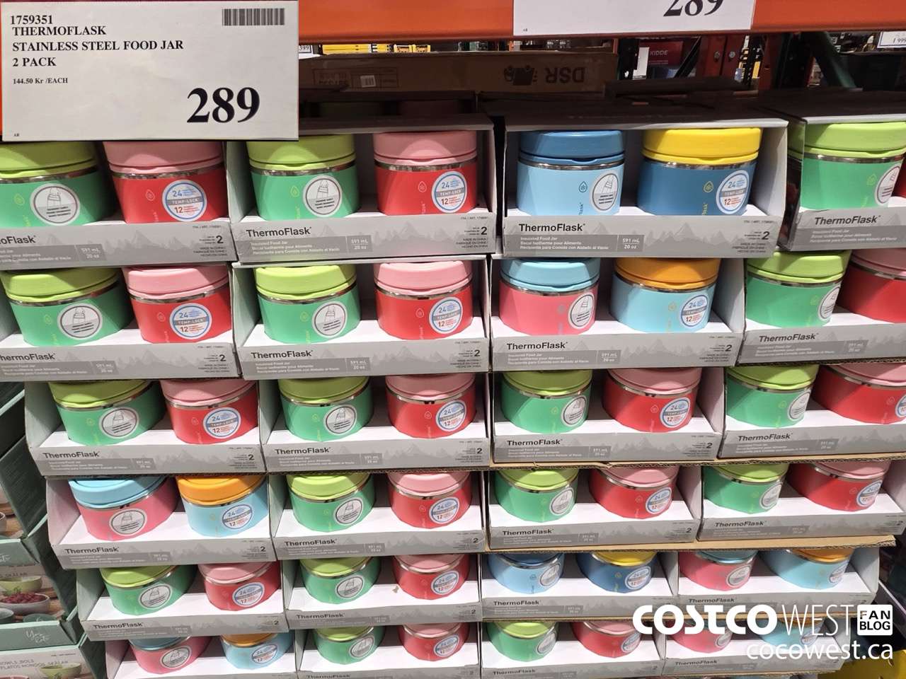 1759351 THERMOFLASK STAINLESS STEEL FOOD JAR 2 PACK $289.00