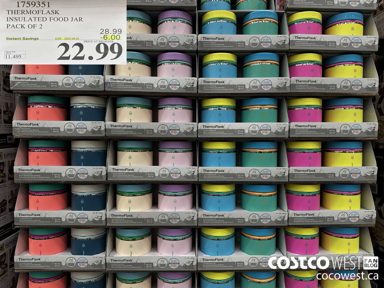 1759351 THERMOFLASK STAINLESS STEEL FOOD JAR 2 PACK ($6.00 INSTANT SAVINGS EXPIRES ON 2025-08-03) $22.99