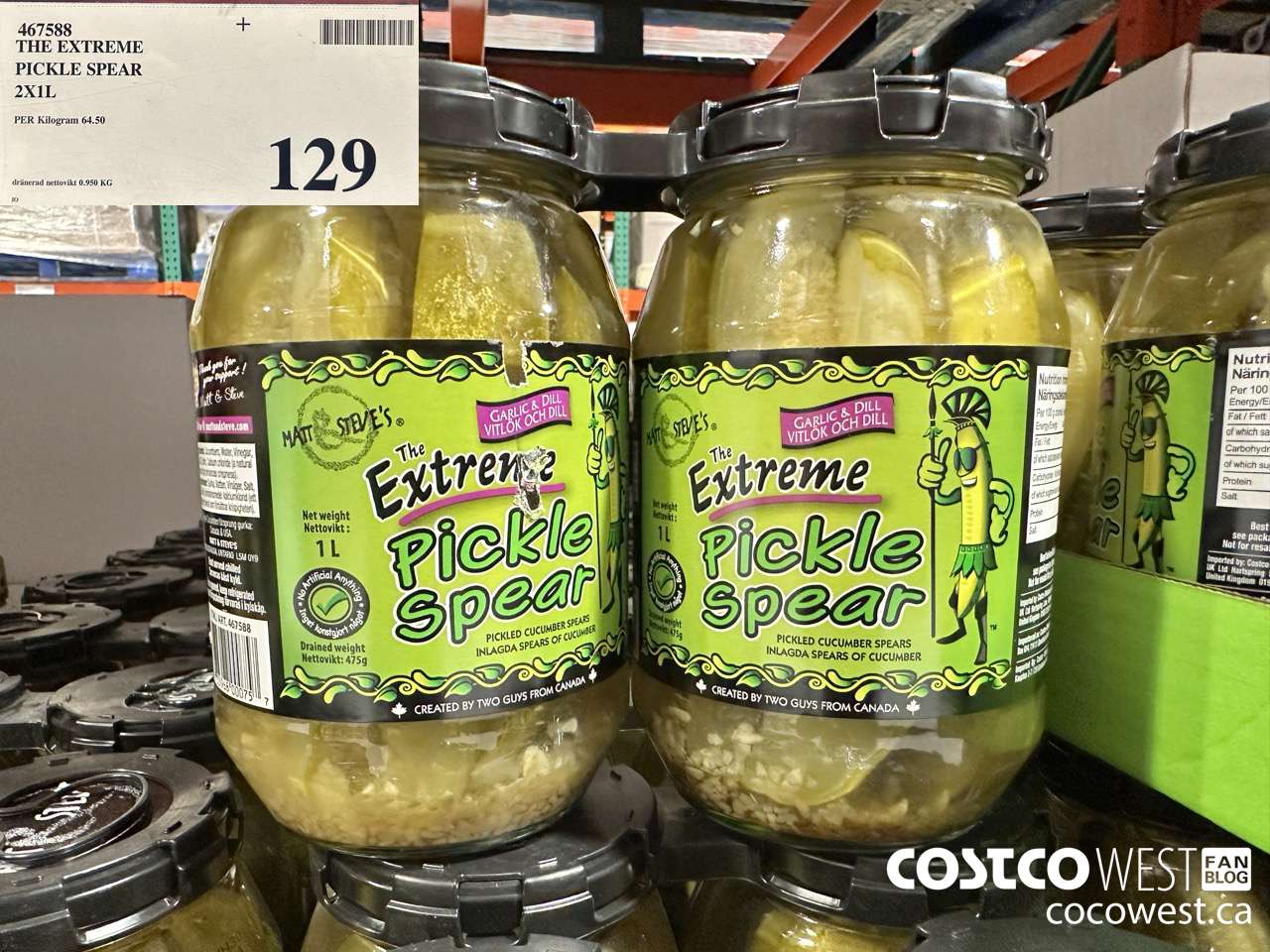 467588 THE EXTREME PICKLE SPEAR 2 X 1L $129.00