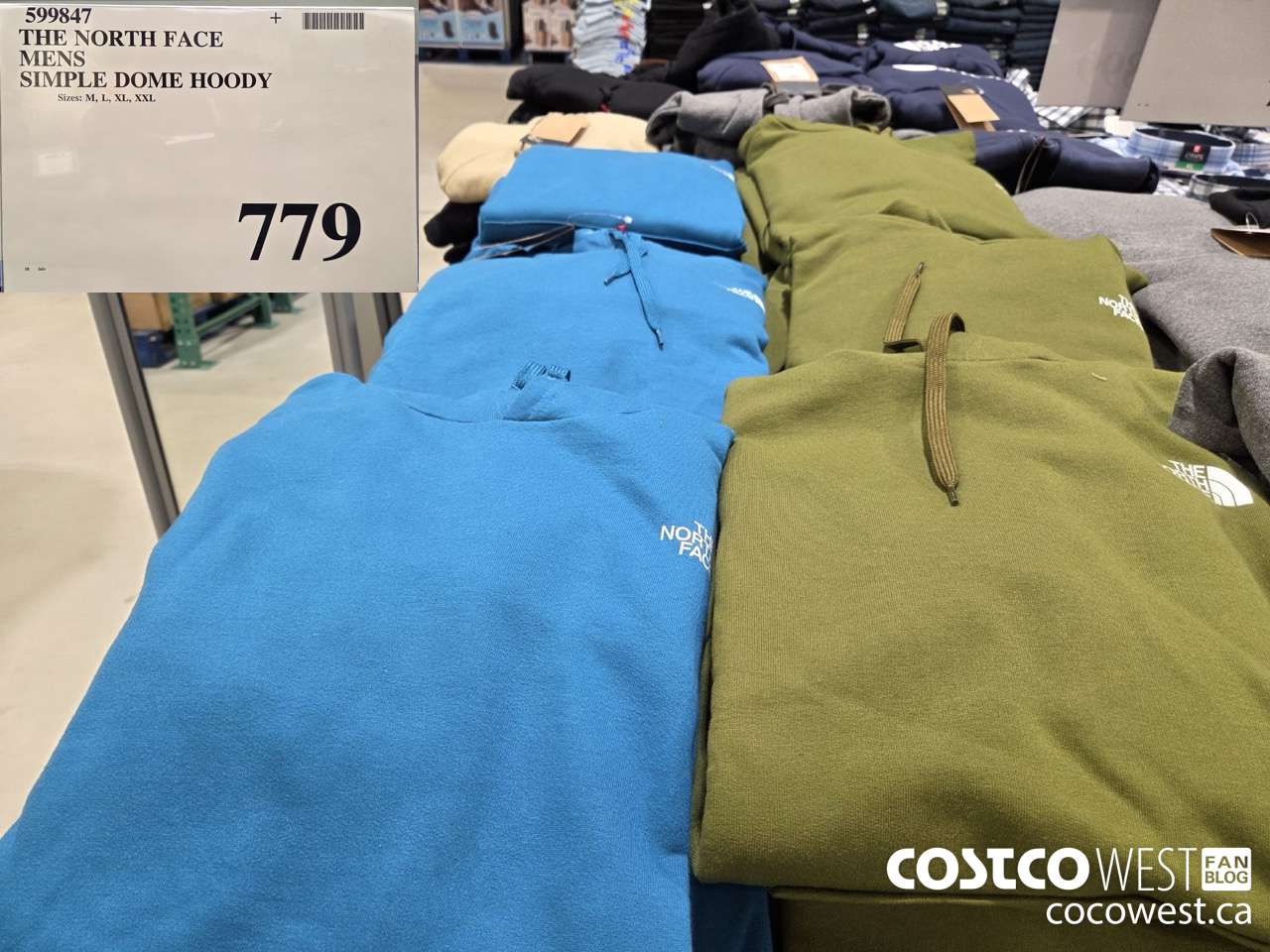 599847 THE NORTH FACE MENS SIMPLE DOME HOODY $779.00