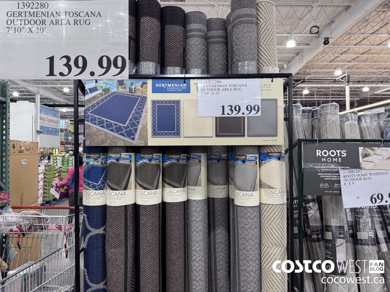 1392280 TOSCANA OUTDOOR AREA RUG 7'10