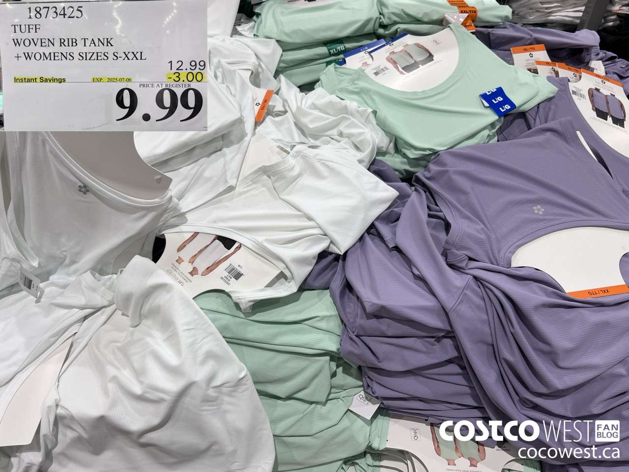 1873425 TUFF WOVEN RIB TANK WOMENS SIZES S-XXL ($3.00 INSTANT SAVINGS EXPIRES ON 2025-07-06) $9.99