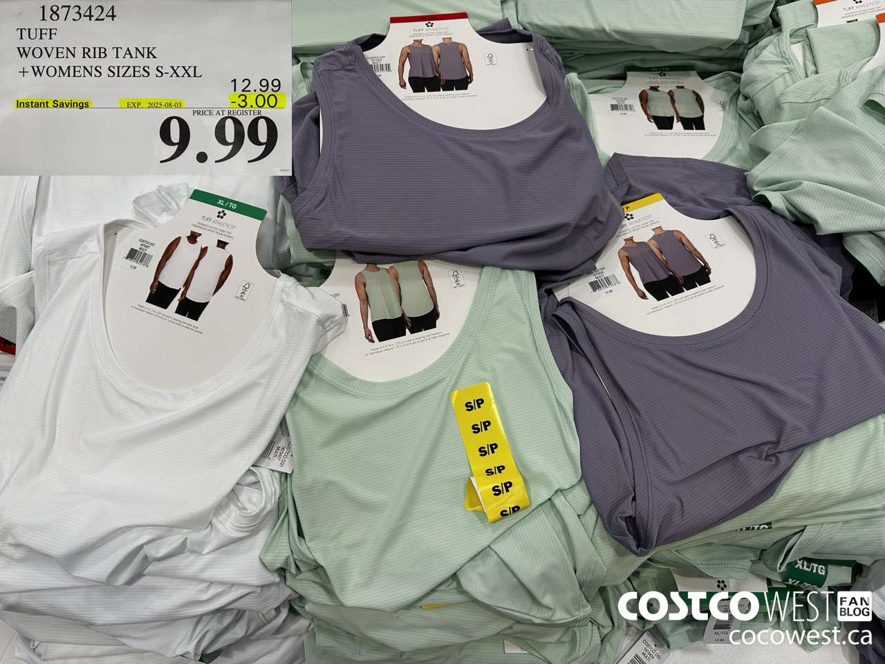 1873424 TUFF WOVEN RIB TANK WOMENS SIZES S-XXL ($3.00 INSTANT SAVINGS EXPIRES ON 2025-08-03) $9.99