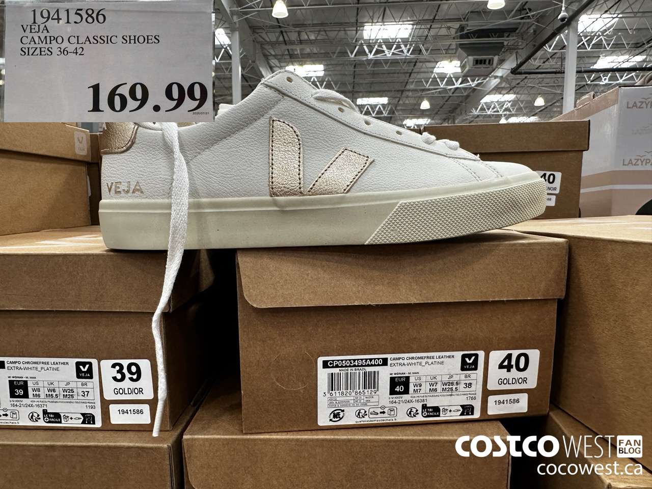 1941586 VEJA CAMPO CLASSIC SHOES SIZES 36-42 $169.99