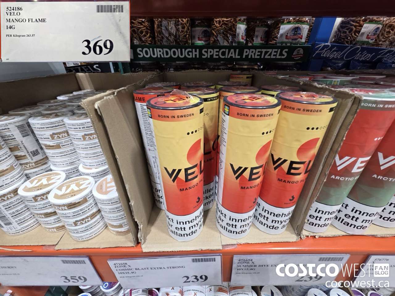 524186 VELO MANGO FLAME 14G $369.00