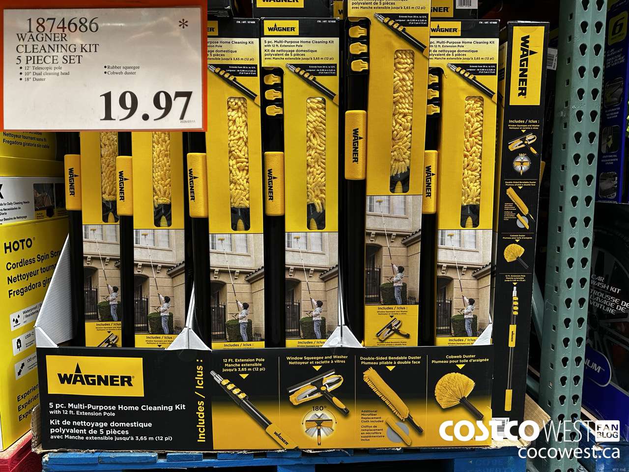 1874686 WAGNER CLEANING KIT 5 PIECE SET $19.97