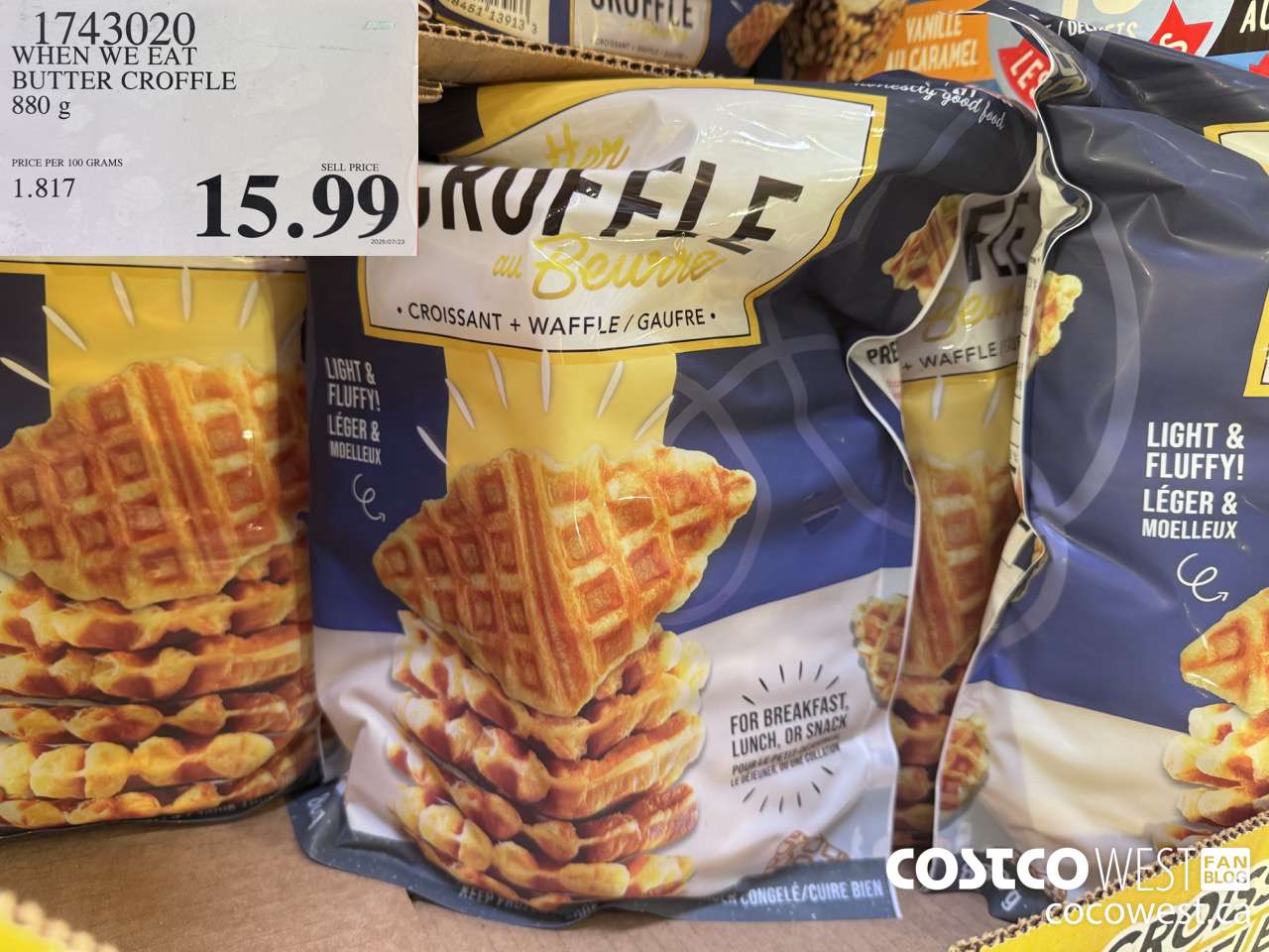 1743020 WHEN WE EAT BUTTER CROFFLE 880 g $15.99