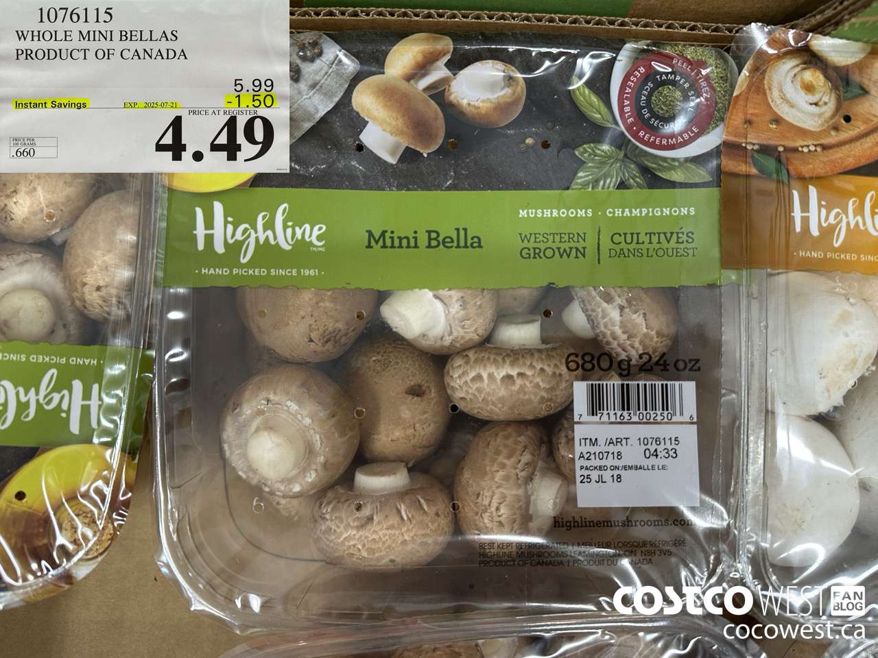 1076115 WHOLE MINI BELLAS PRODUCT OF CANADA ($1.50 INSTANT SAVINGS EXPIRES ON 2025-07-21) $4.49