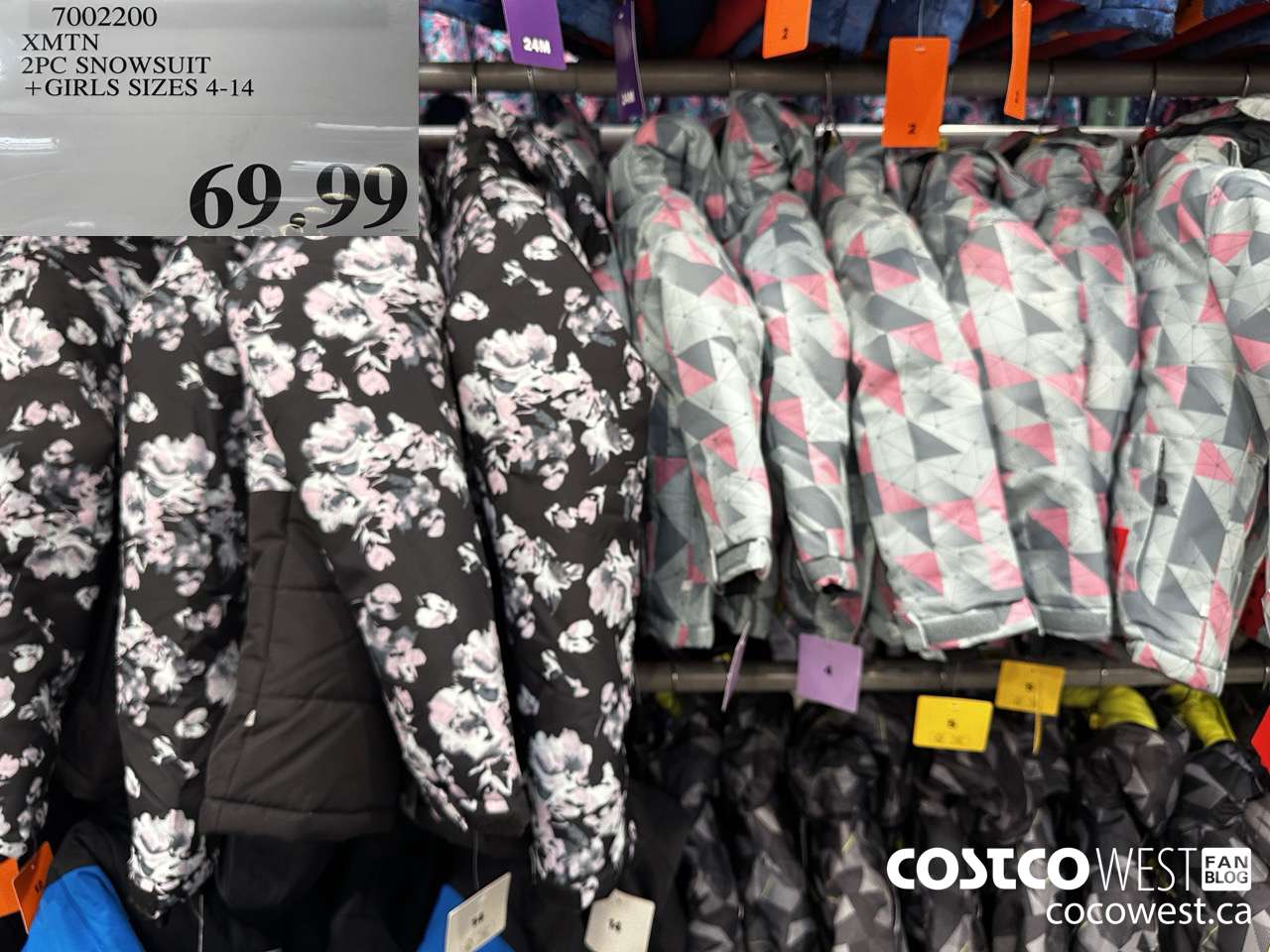 7002200 XMTN 2PC SNOWSUIT GIRLS SIZES 4-14 $69.99