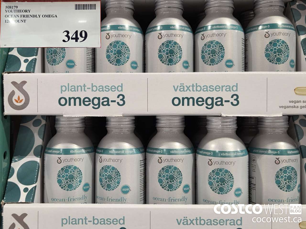 508179 YOUTHEORY OCEAN FRIENDLY OMEGA 120 COUNT $349.00