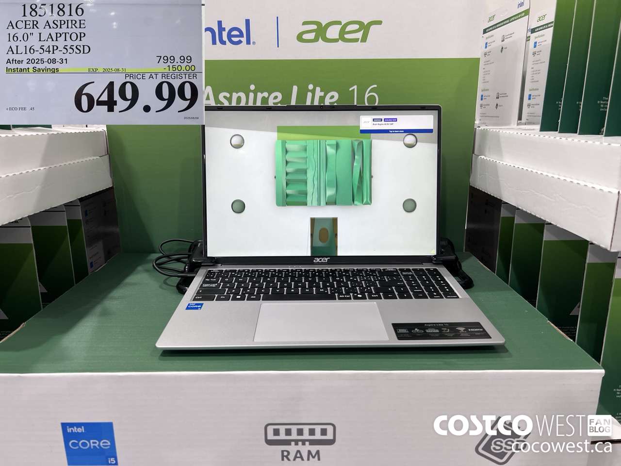 1851816 ACER ASPIRE 16.0