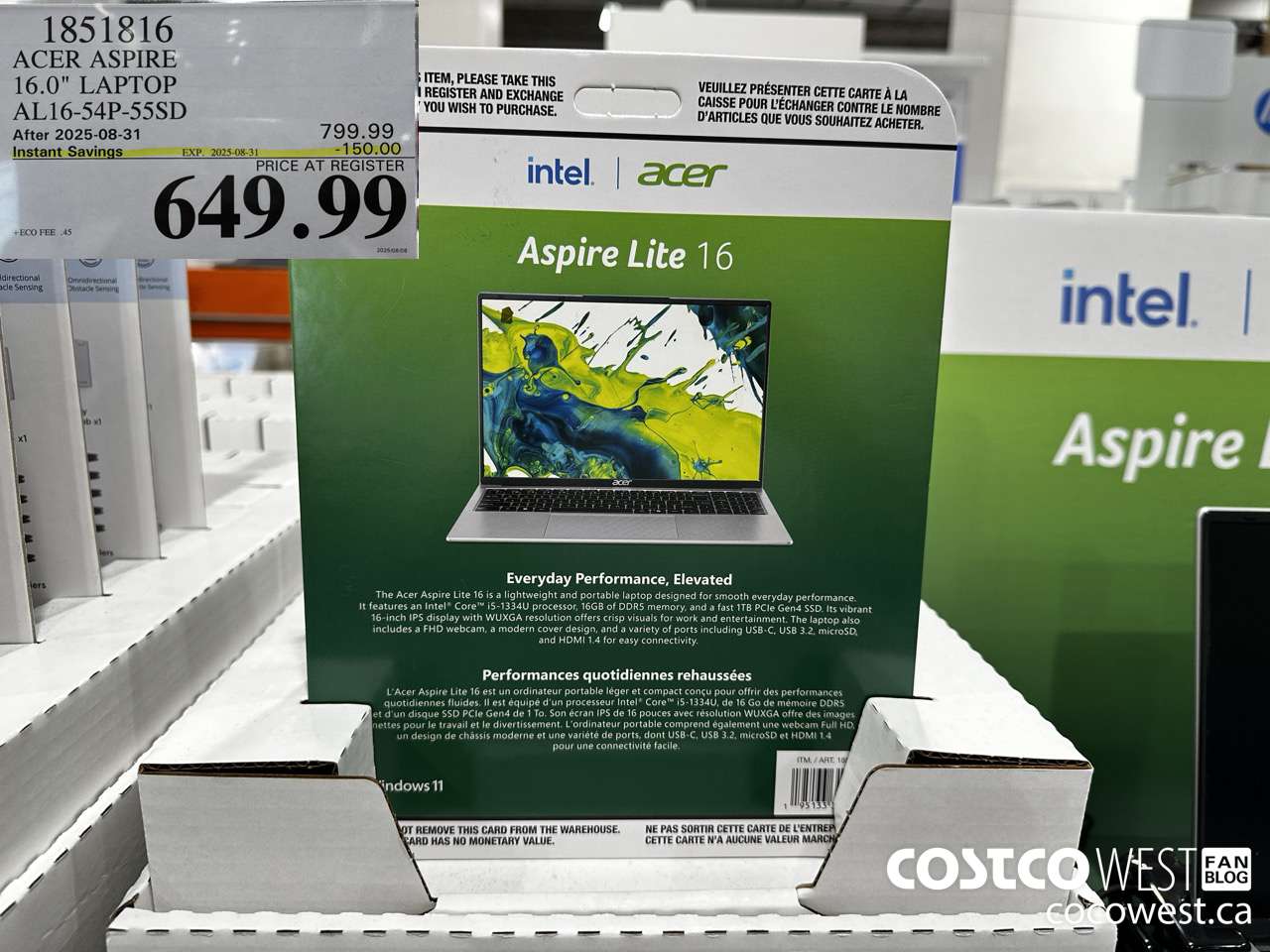 1851816 ACER ASPIRE 16.0