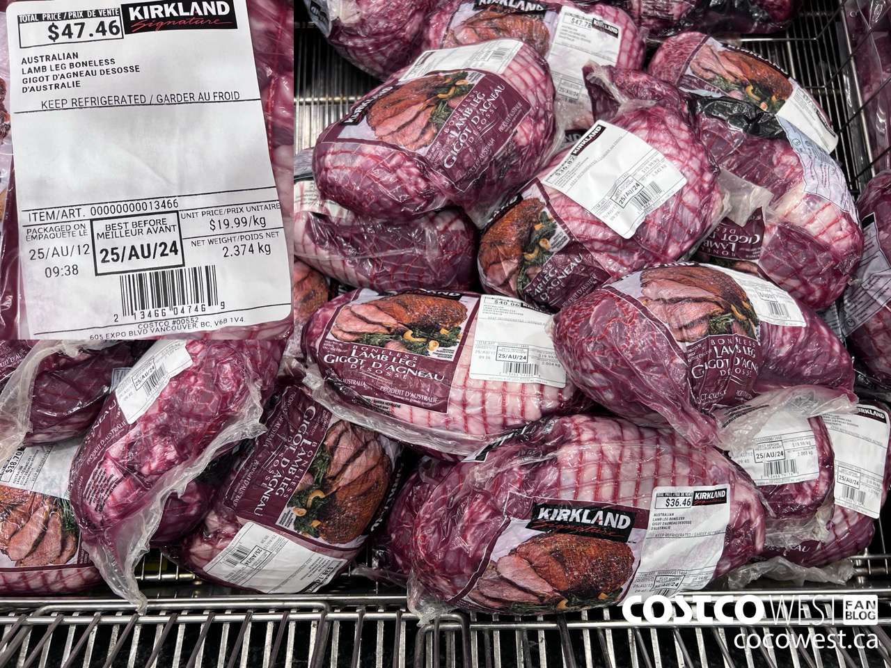 13466 AUSTRALIAN LEG BONELESS $19.99