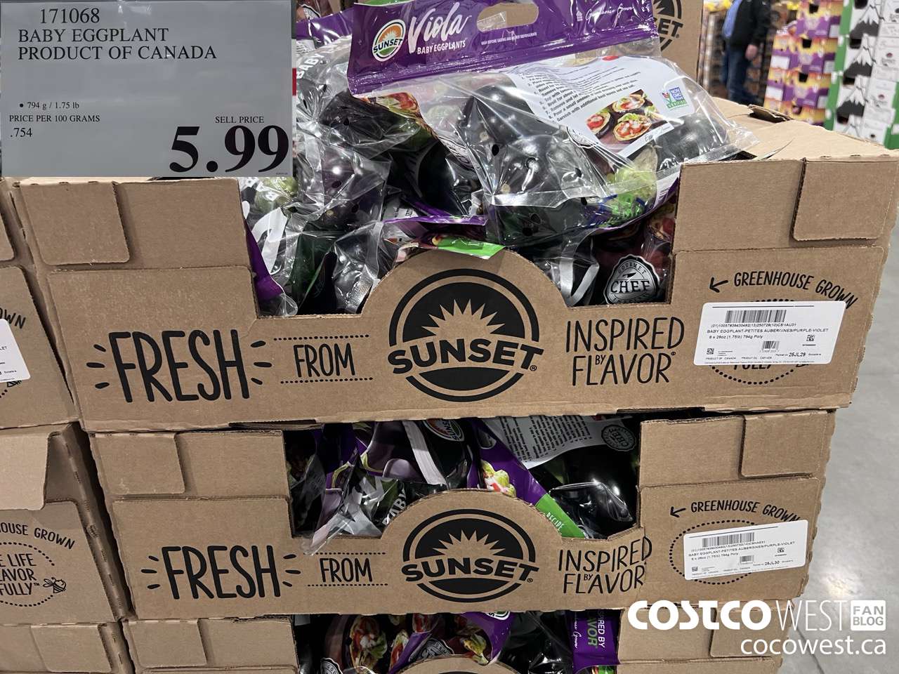 171068 BABY EGGPLANT PRODUCT OF CANADA $5.99