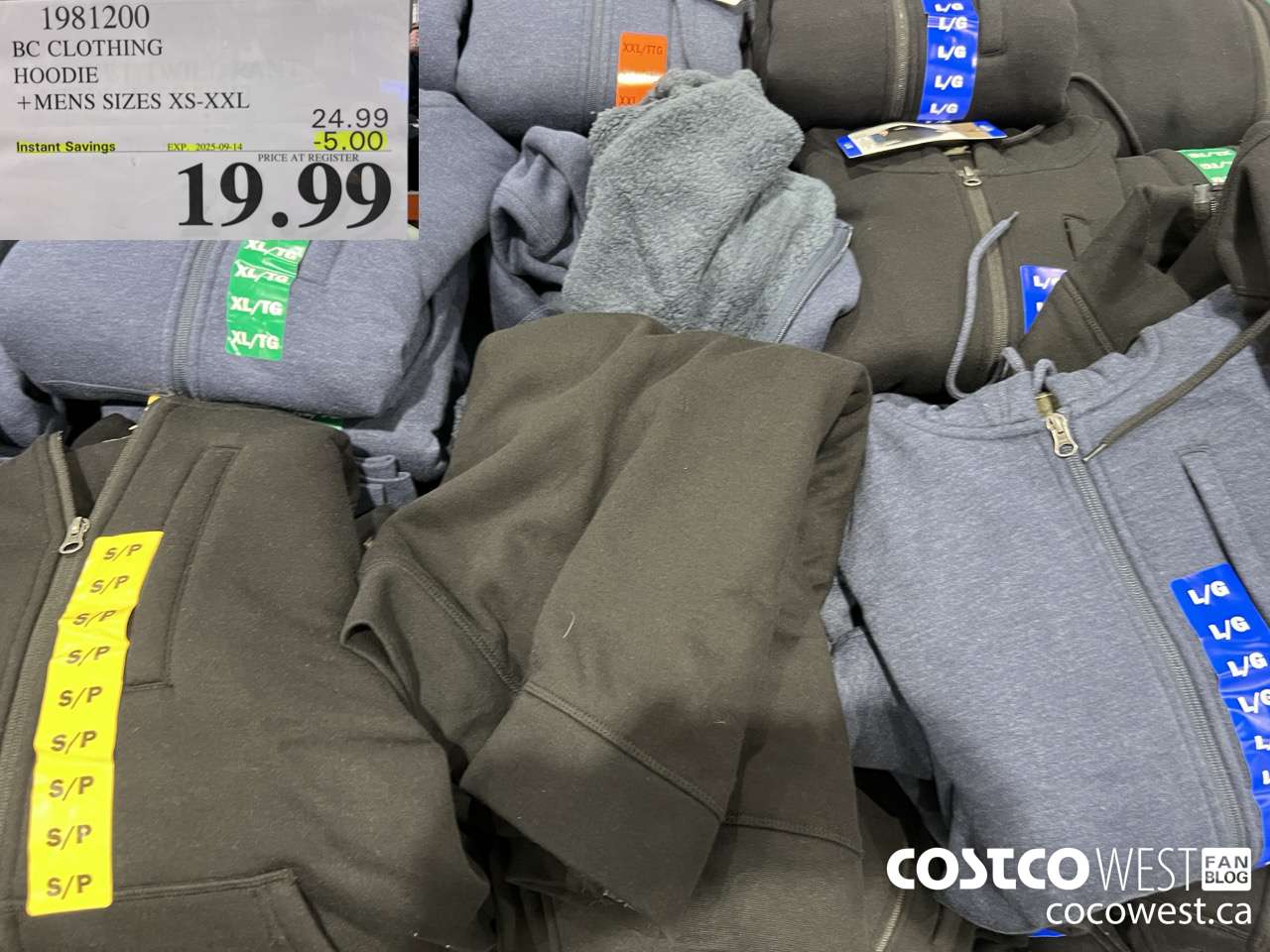 1981200 BC CLOTHING HOODIE MENS SIZES XS-XXL ($5.00 INSTANT SAVINGS EXPIRES ON 2025-09-14) $19.99