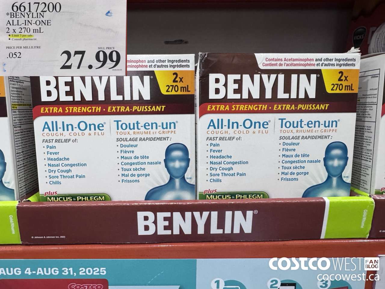 6617200 BENYLIN ALL-IN-ONE 2 X 270 ML $27.99