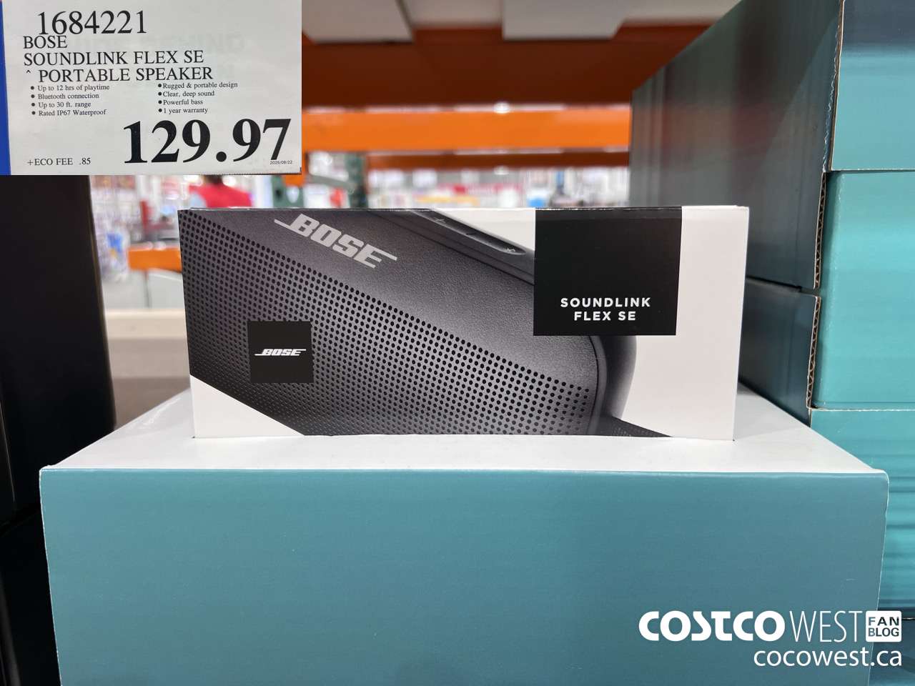 1684221 BOSE SOUNDLINK FLEX SPEAKER $129.97