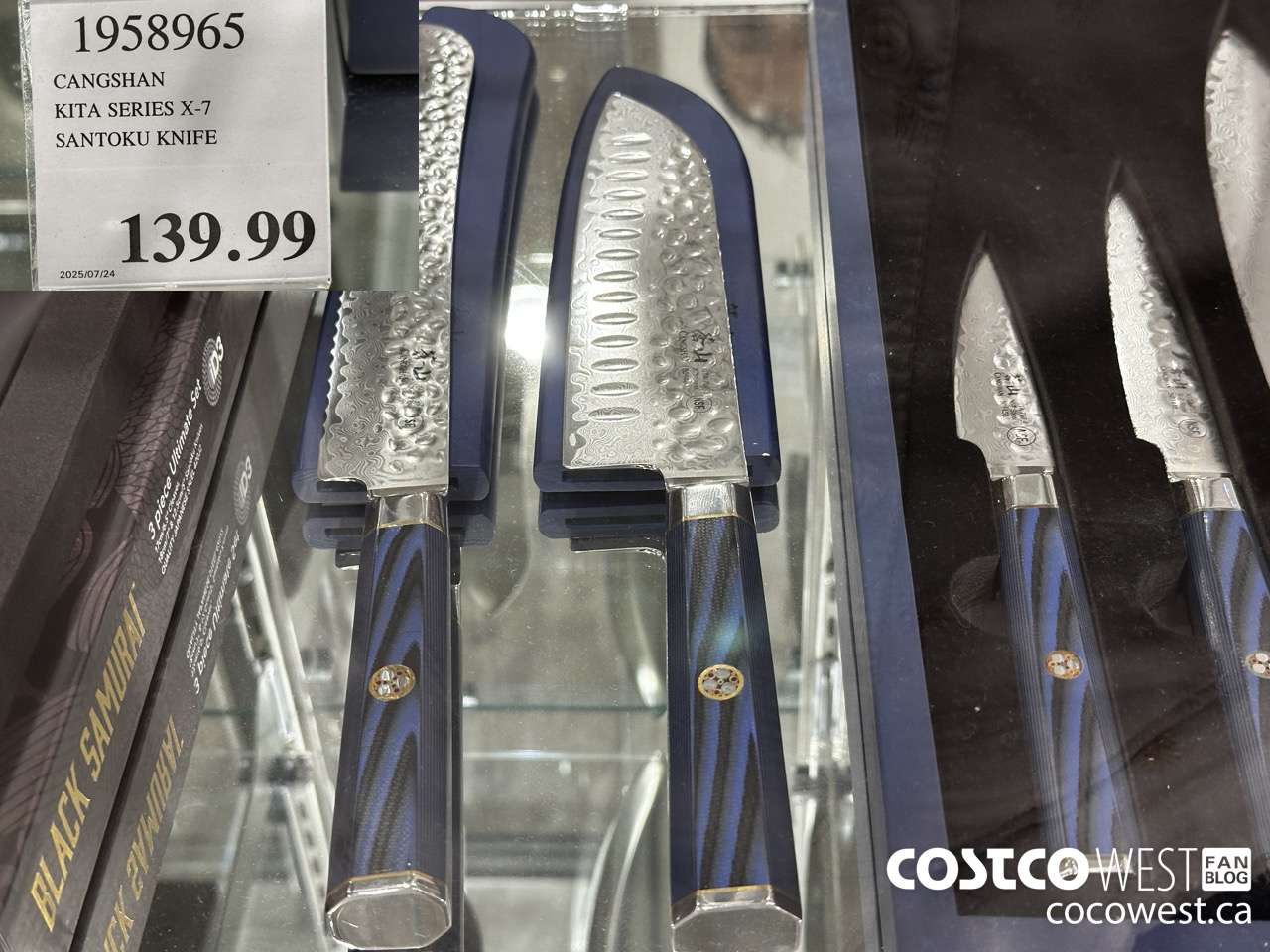 1958965 CANGSHAN KITA SERIES X-7 SANTOKU KNIFE $139.99