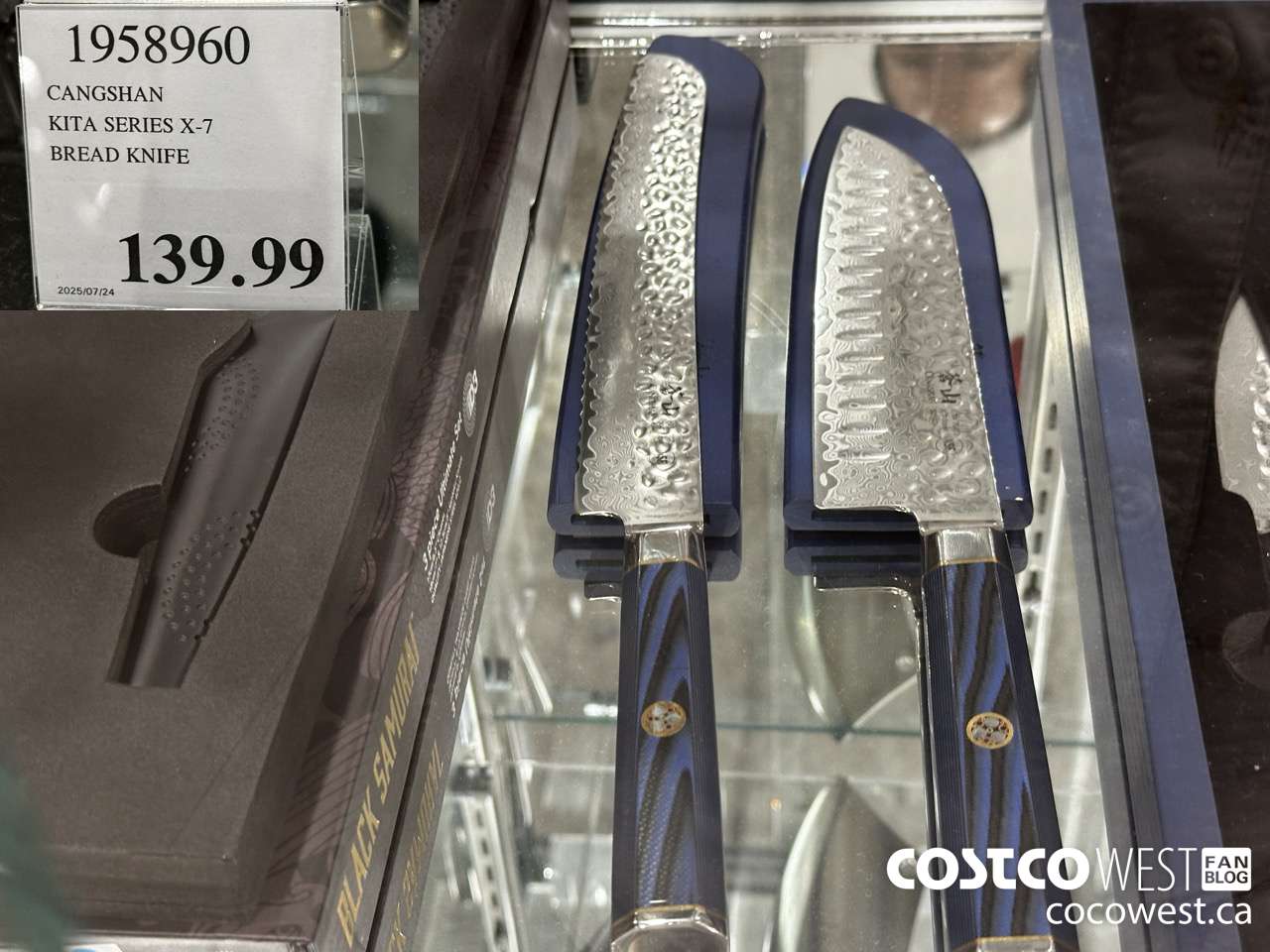 1958960 CANGSHAN KITA SERIES X-Y BREAD KNIFT $139.99