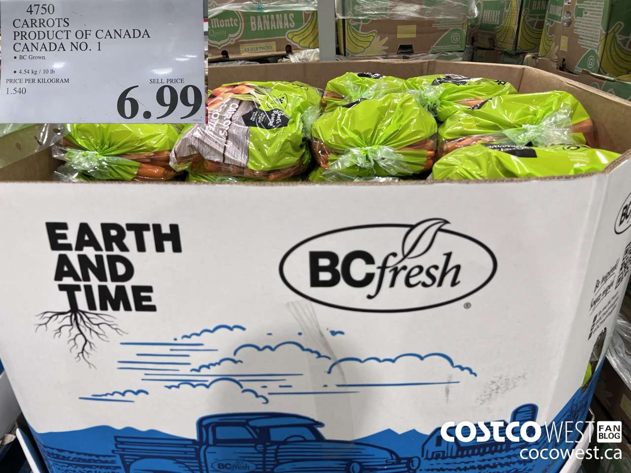 4750 CARROTS PRODUCT OF CANADA CANADA NO. 1 $6.99