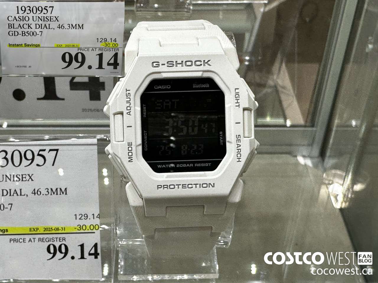 1930957 CASIO UNISEX BLACK DIAL 46.3MM GD-B500-7 ($30.00 INSTANT SAVINGS EXPIRES ON 2025-08-31) $99.14