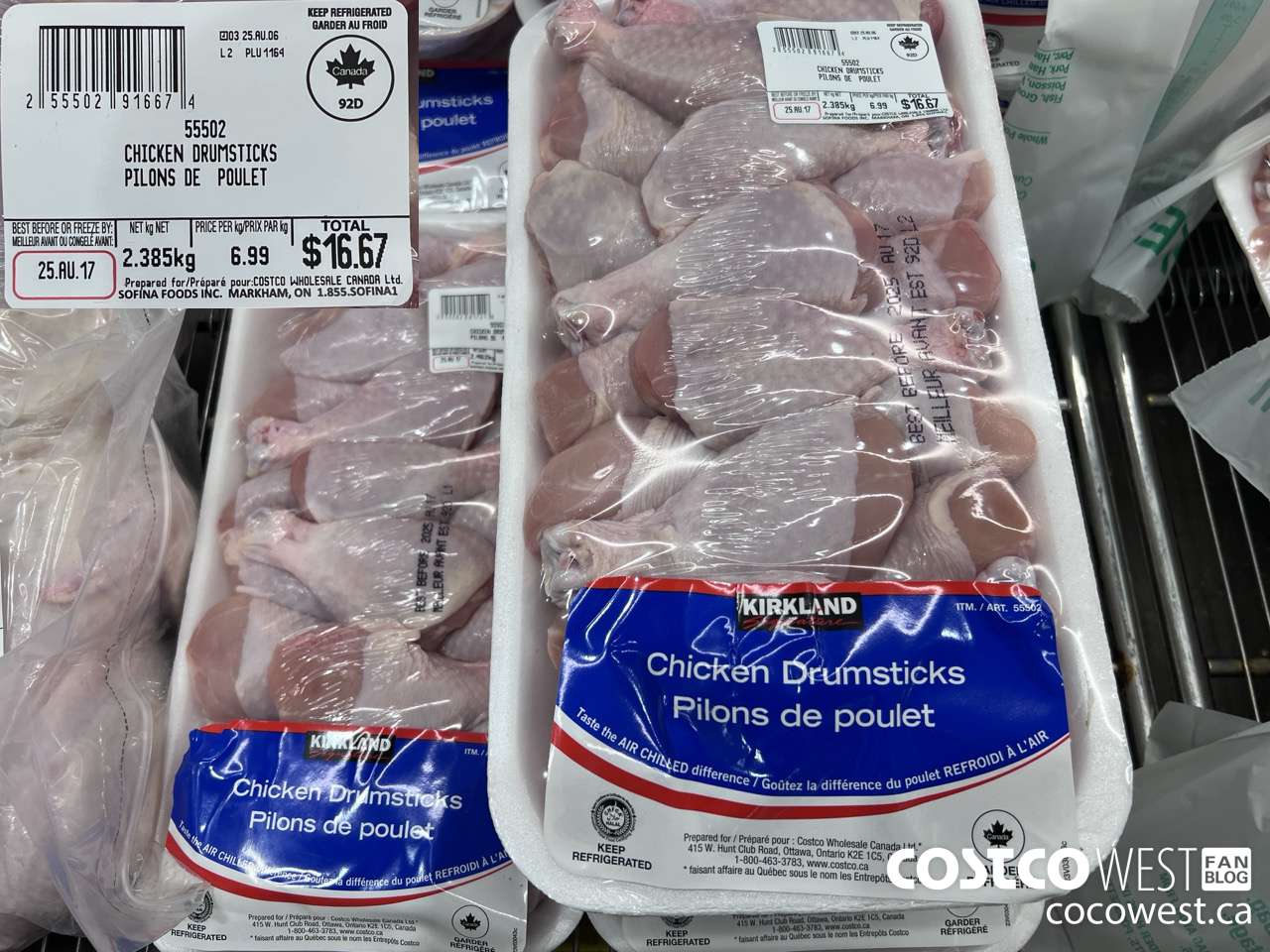 55502 CHICKEN DRUMSTICKS $6.99