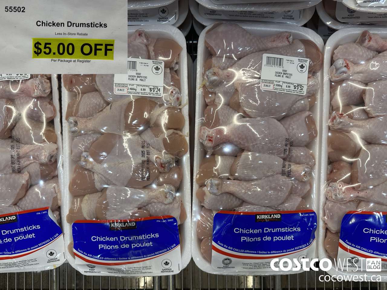 55502 CHICKEN DRUMSTICKS ($5.00 INSTANT SAVINGS)