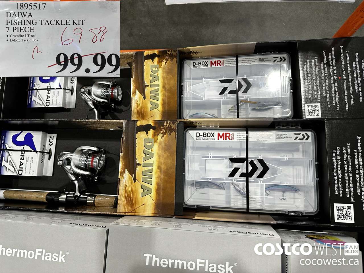 1895517 DAIWA FISHING TACKLE KIT 7 PIECE $69.88