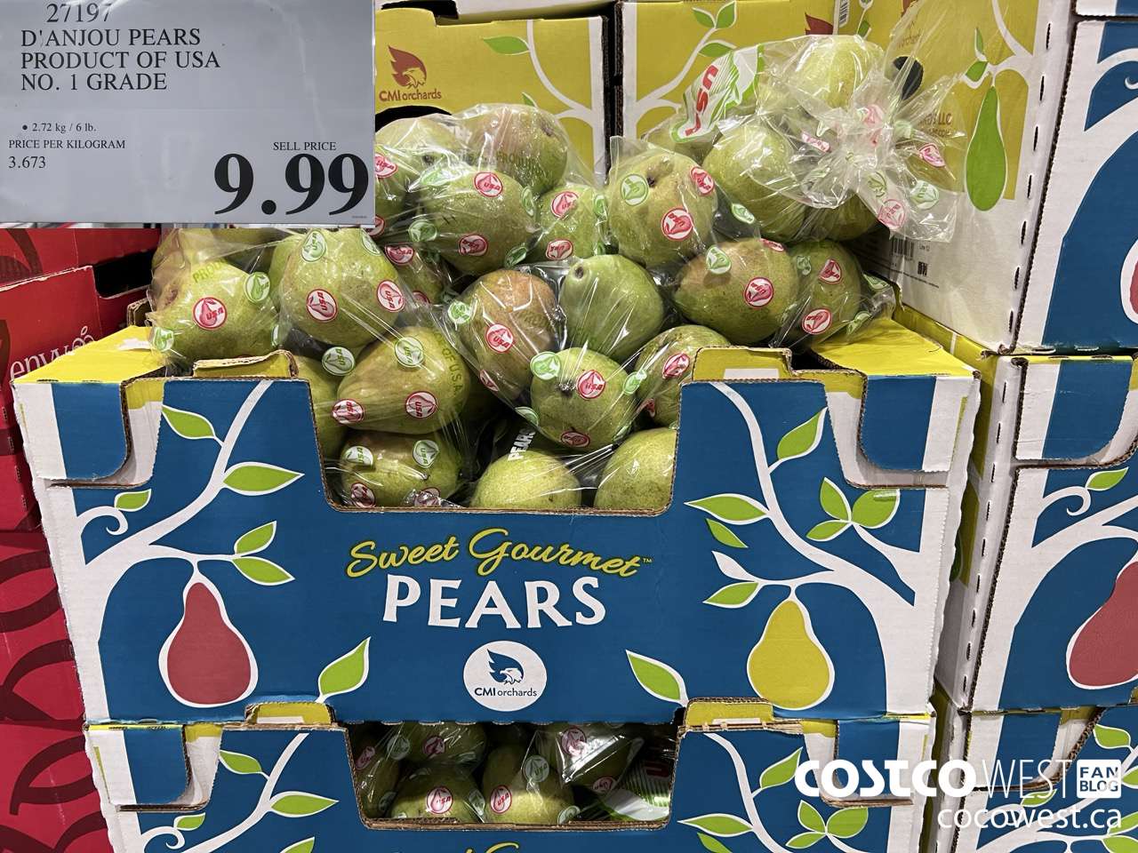 27197 D'ANJOU PEARS PRODUCT OF CANADA NO. 1 GRADE $9.99