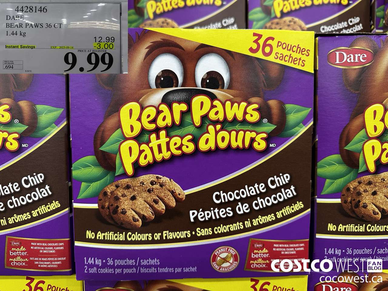 4428146 DARE BEAR PAWS 1.44 kg ($3.00 INSTANT SAVINGS EXPIRES ON 2025-09-14) $9.99