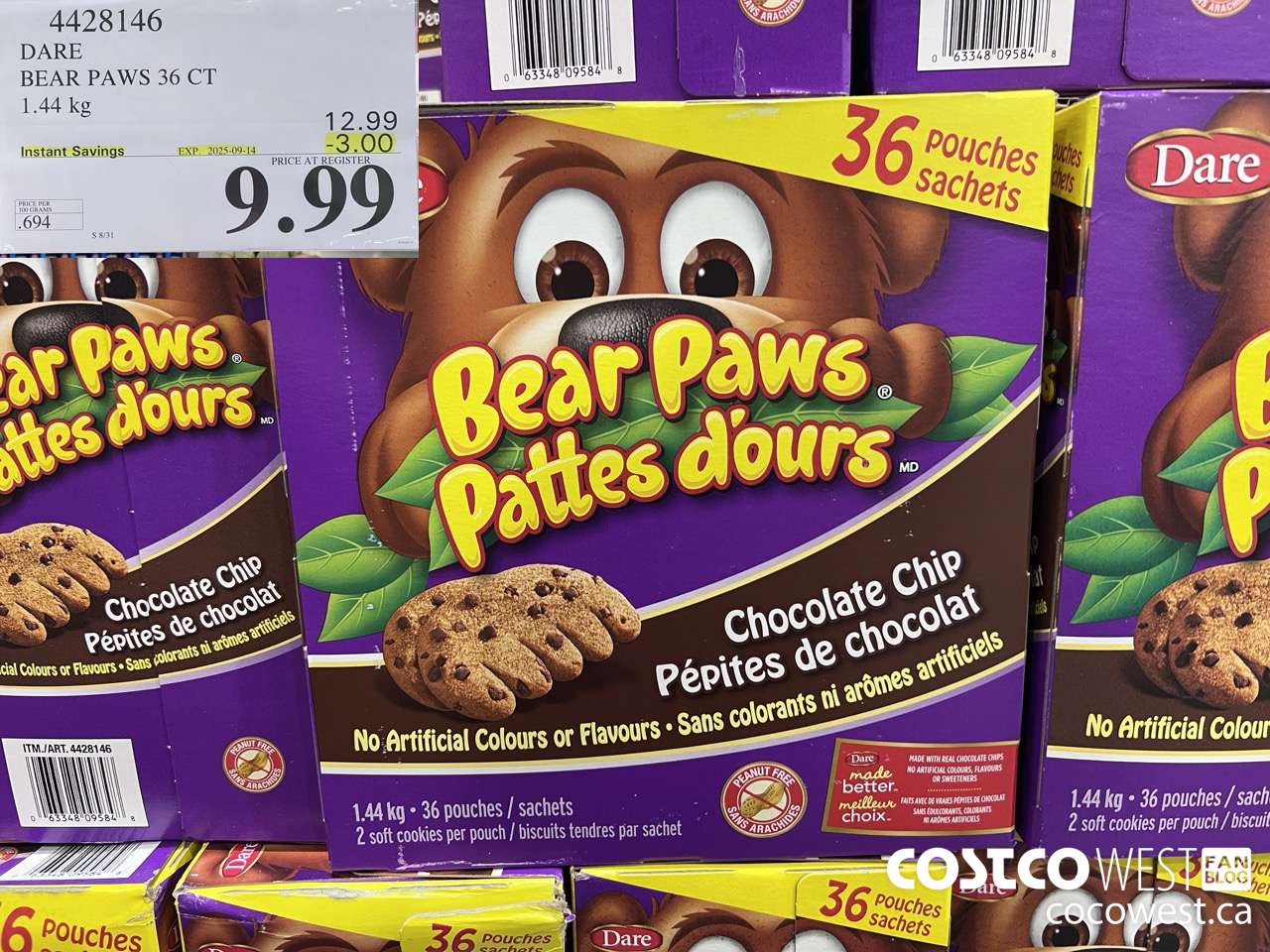 4428146 DARE BEAR PAWS 1.44 kg ($3.00 INSTANT SAVINGS EXPIRES ON 2025-09-14) $9.99