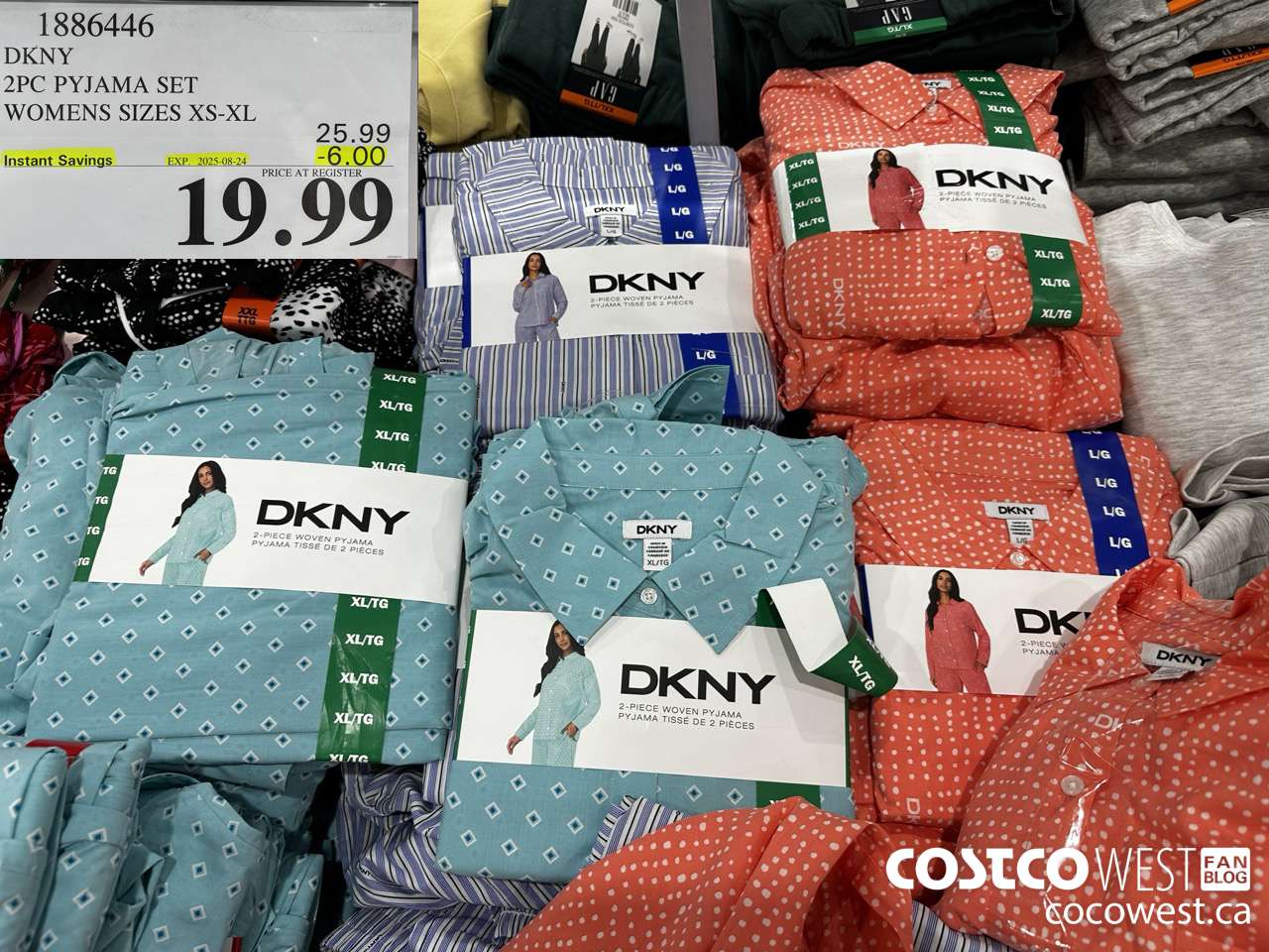 1886446 DKNY PYJAMA SET WOMENS SIZES XS-XL  ($6.00 INSTANT SAVINGS EXPIRES ON 2025-08-24) $19.99